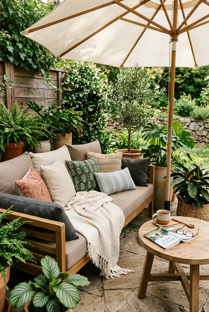Curate a Cozy Backyard Patio Ideas Reading Nook