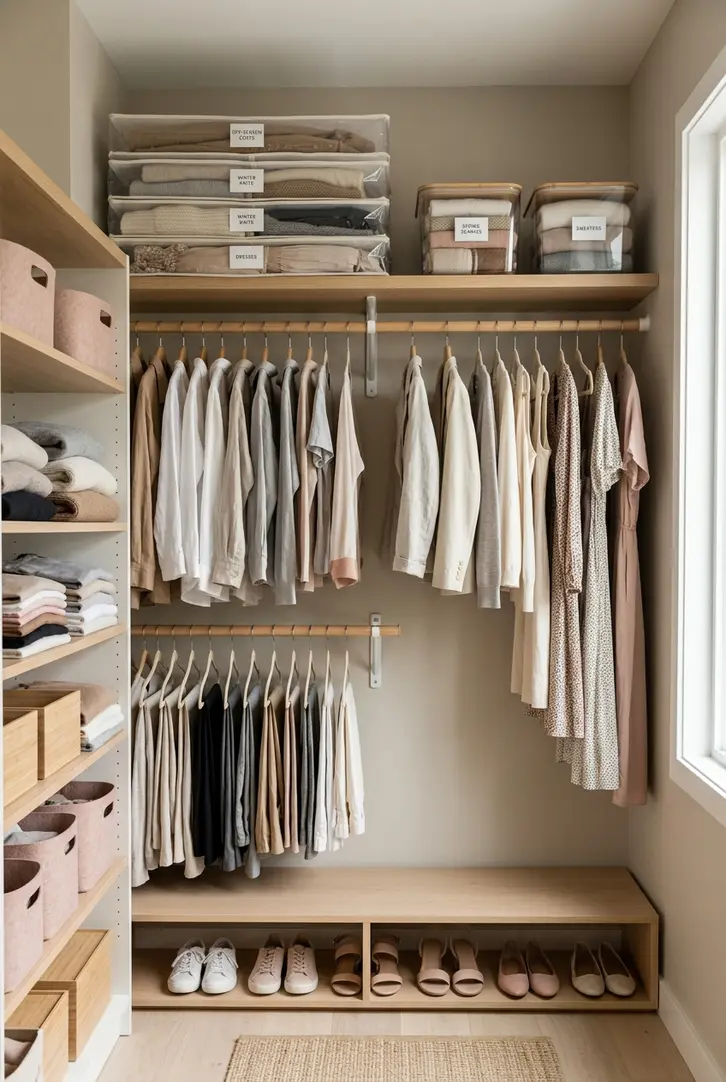 Streamline Your Wardrobe with Seasonal Rotation