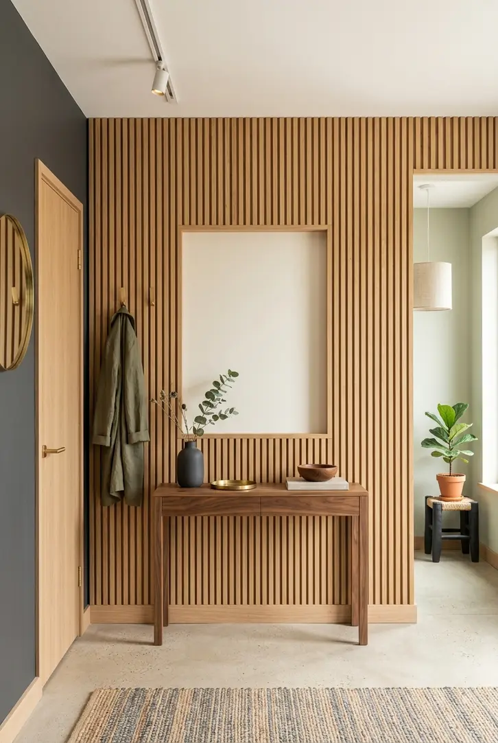Embracing the Warmth of Vertical Wood Slat Walls