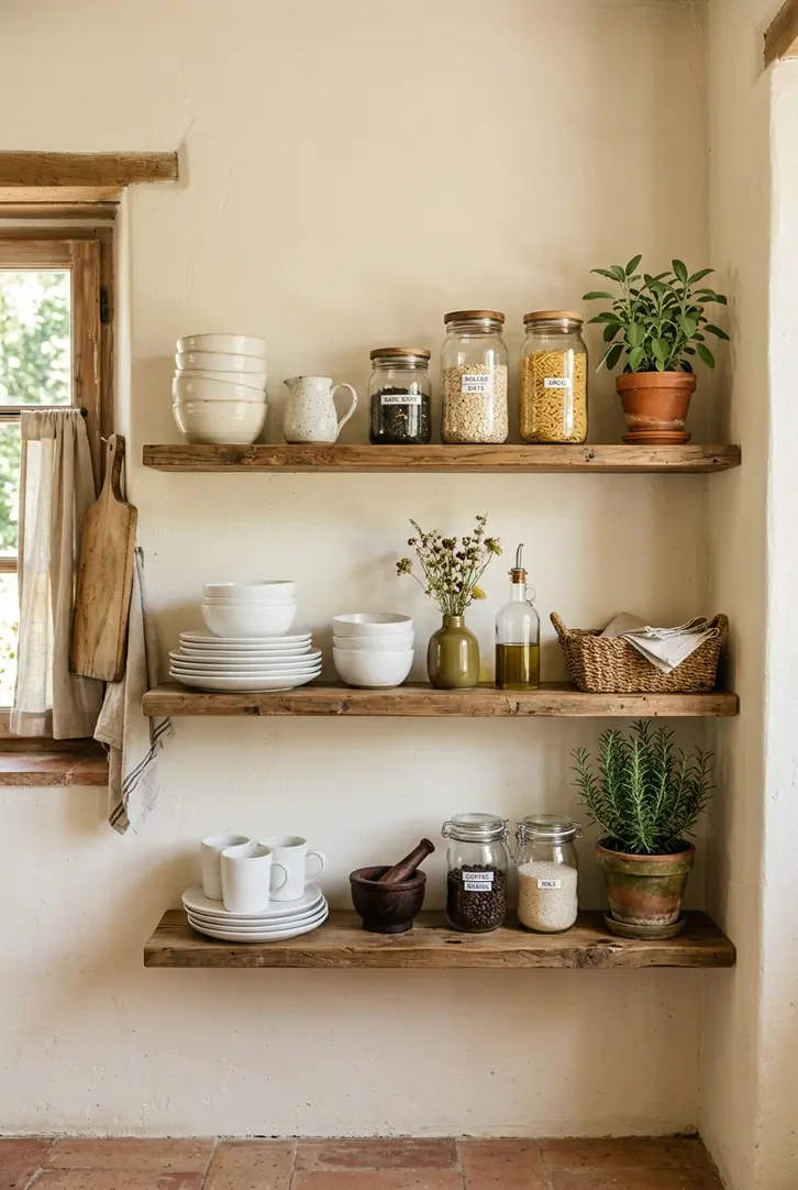 Arrange Open Shelving Displays