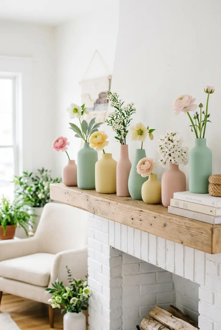 Pastel Perfection with Ceramic Vases