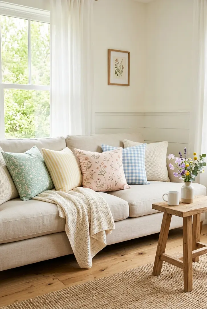 Update Throw Pillows and Blankets