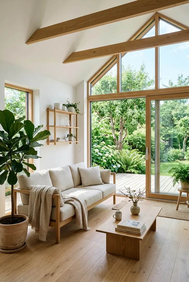 Minimalist Scandinavian Style Sunroom