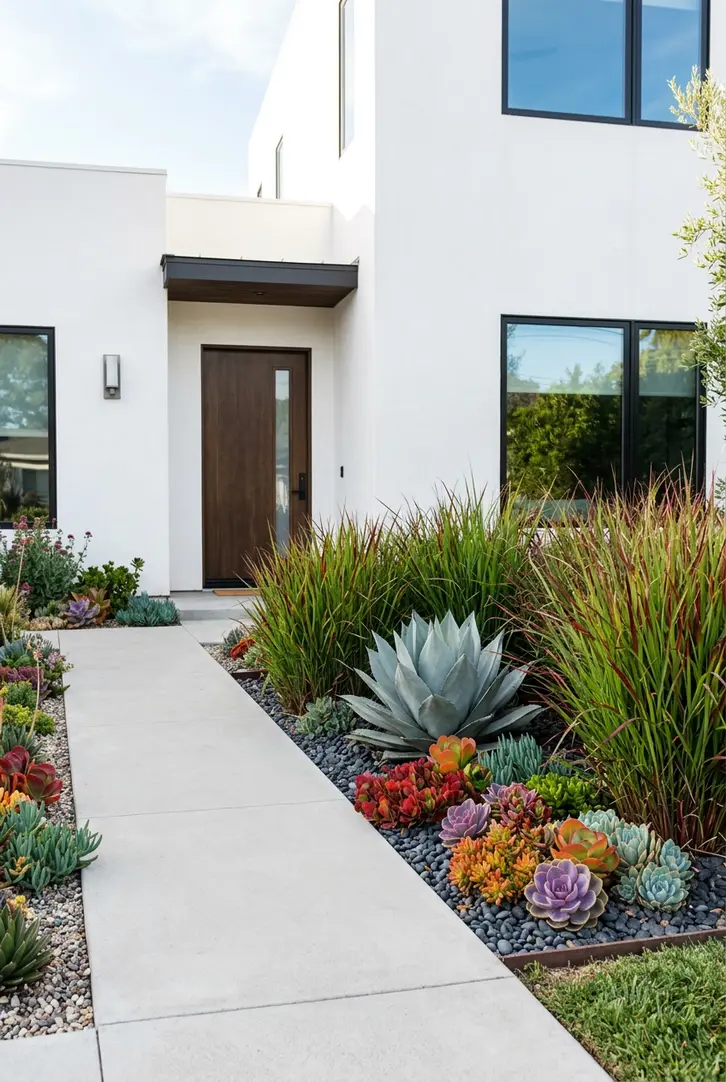 Modern Minimalist Planting