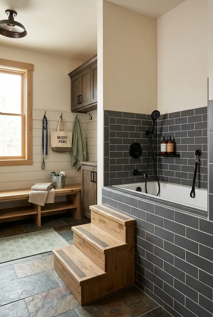 Incorporate a Pet Washing Station