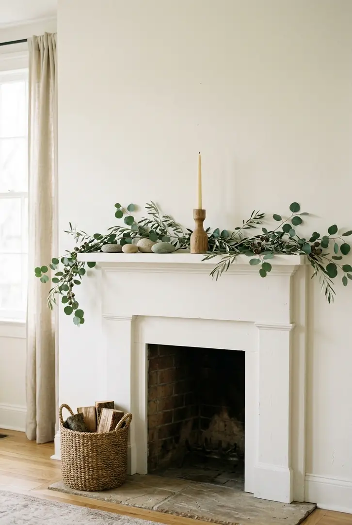 Minimalist Greenery and Natural Textures
