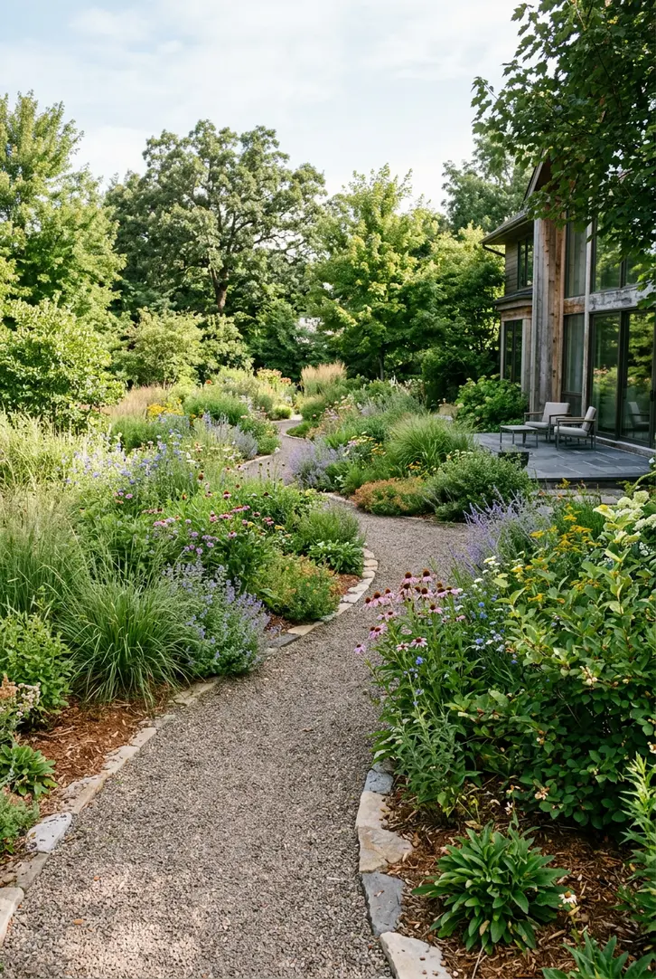 Expansive Native Plant Gardens