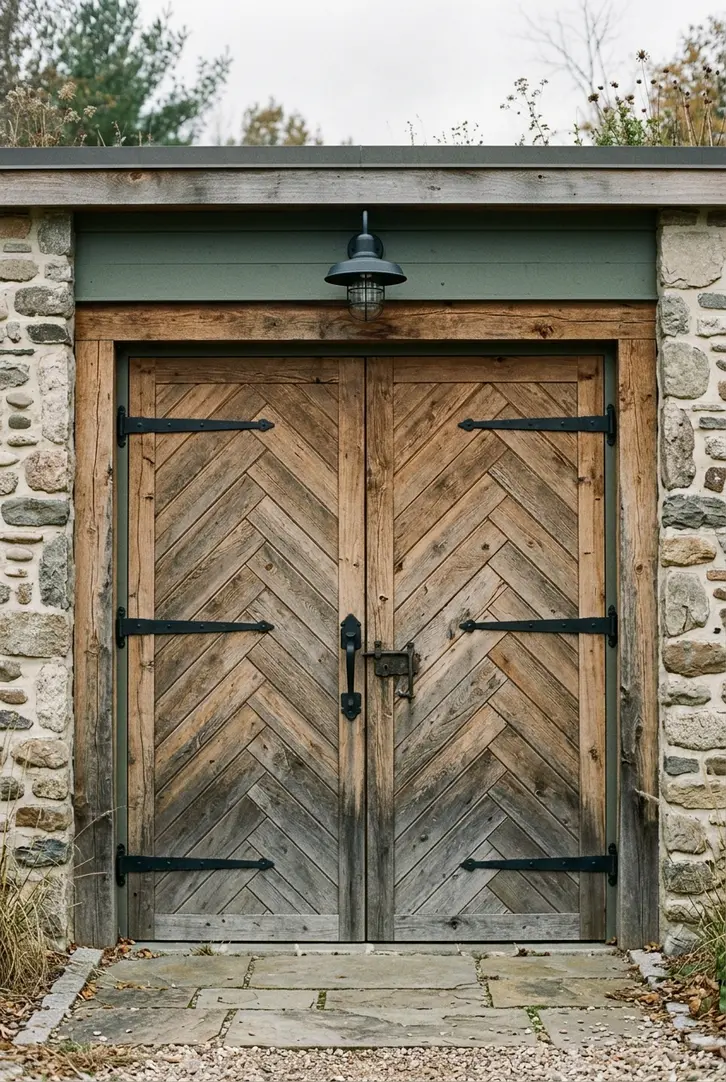 Rustic Cedar Plank Doors
