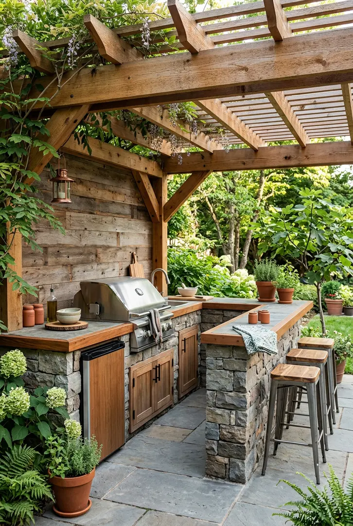 Design an Outdoor Kitchen or Bar