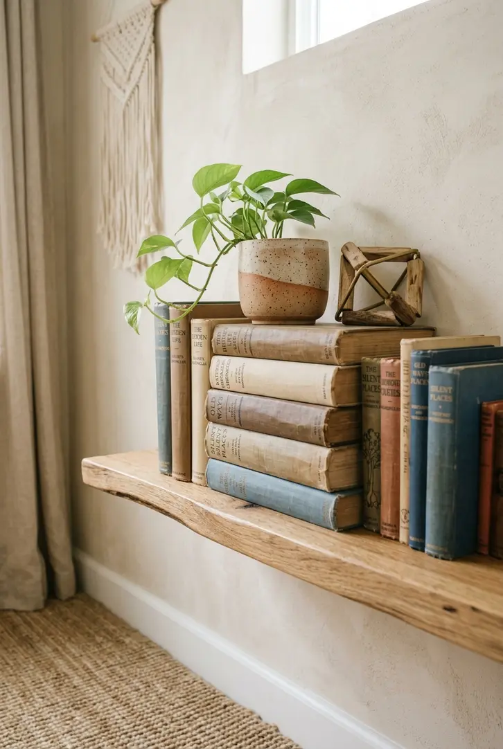 Repurposed Book Displays