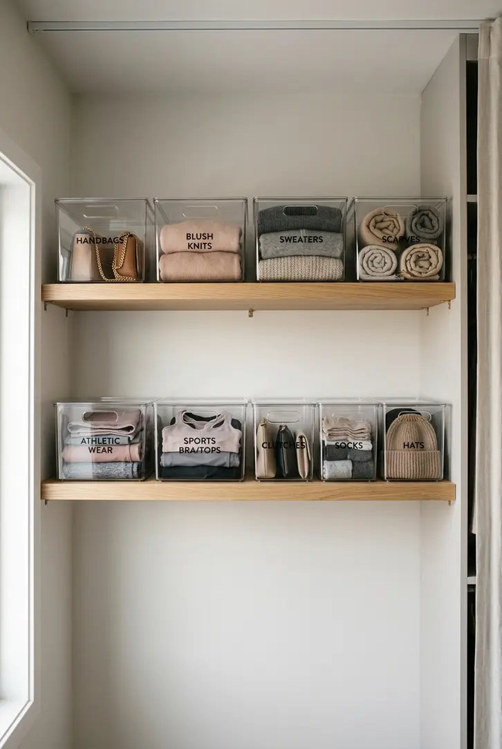 Maximize Visibility with Clear Storage Bins