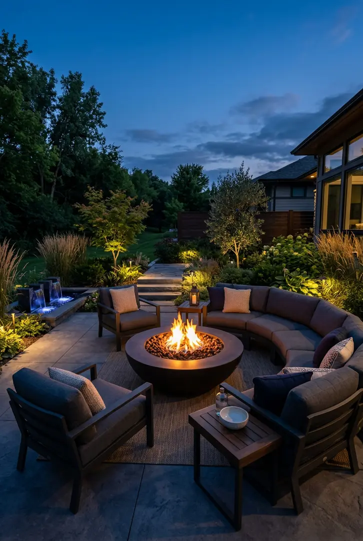Install a Cozy Fire Pit Lounge