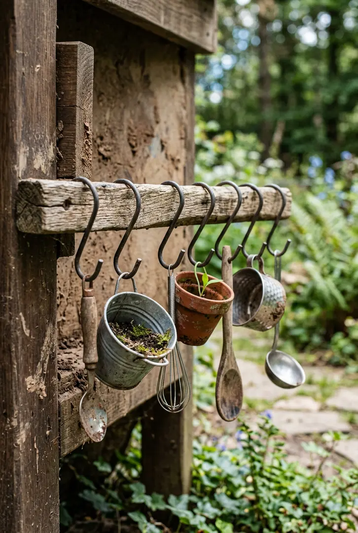 Attach Utensil Hooks and Rails