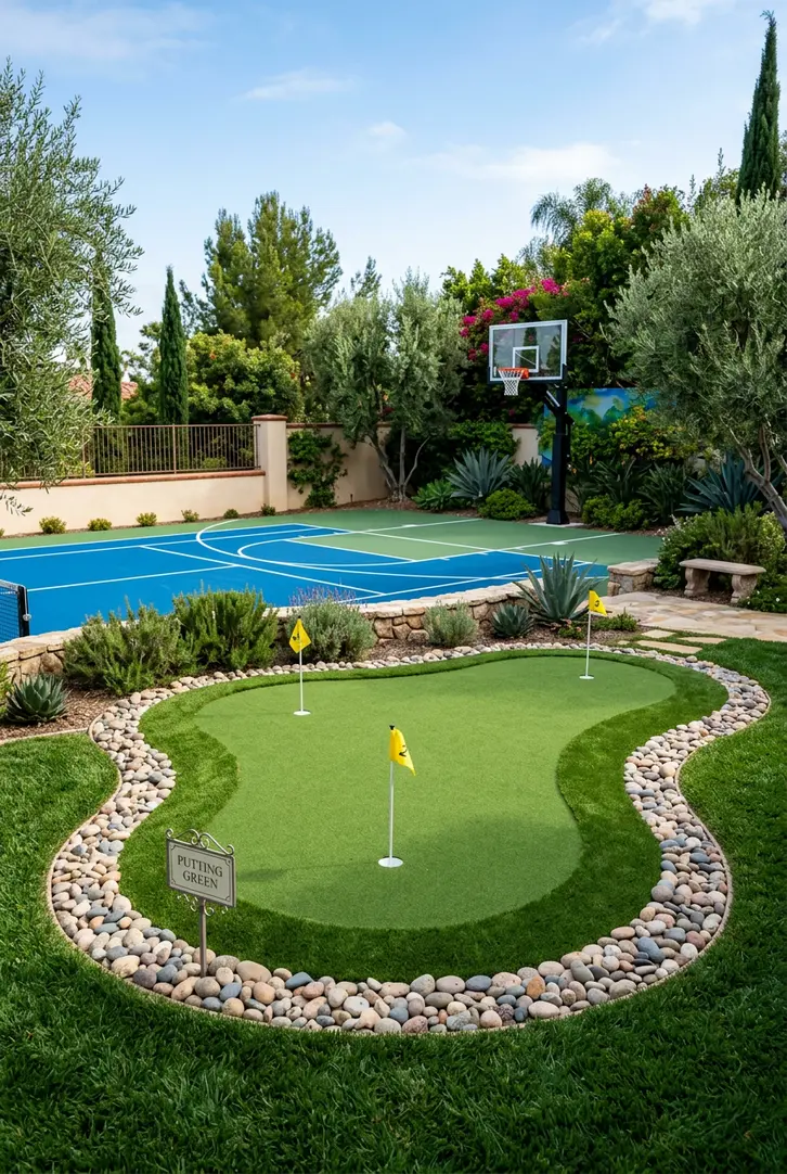 Sport Court or Putting Green