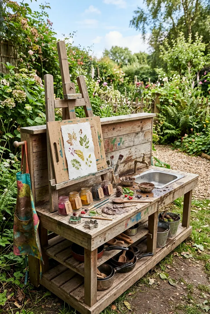 Art Studio Mud Kitchen