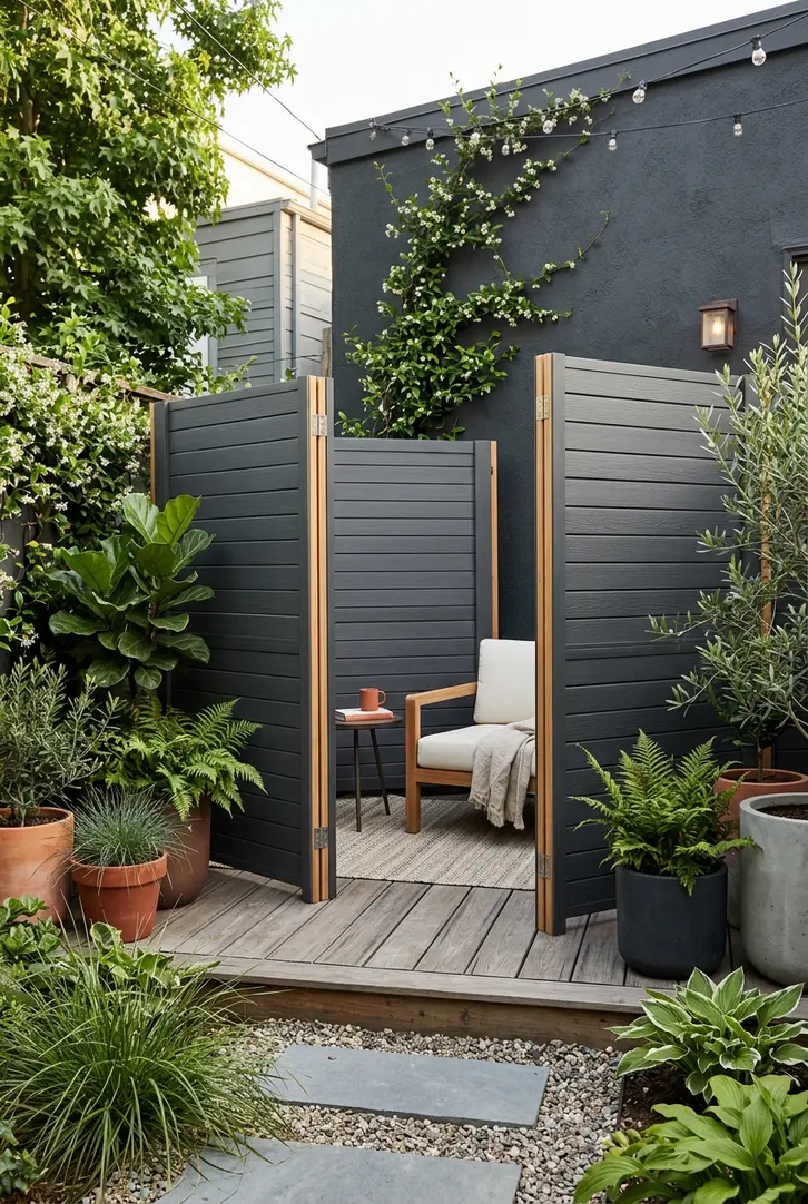 Folding Privacy Screens
