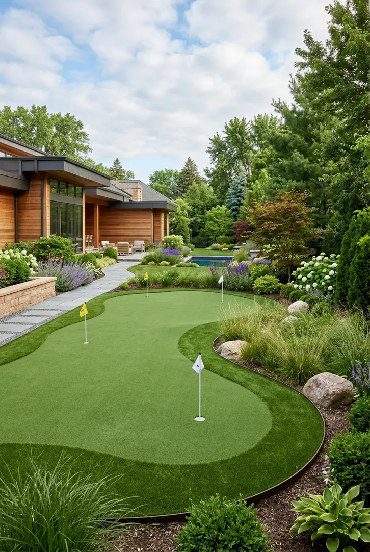 Sports Courts or Putting Greens