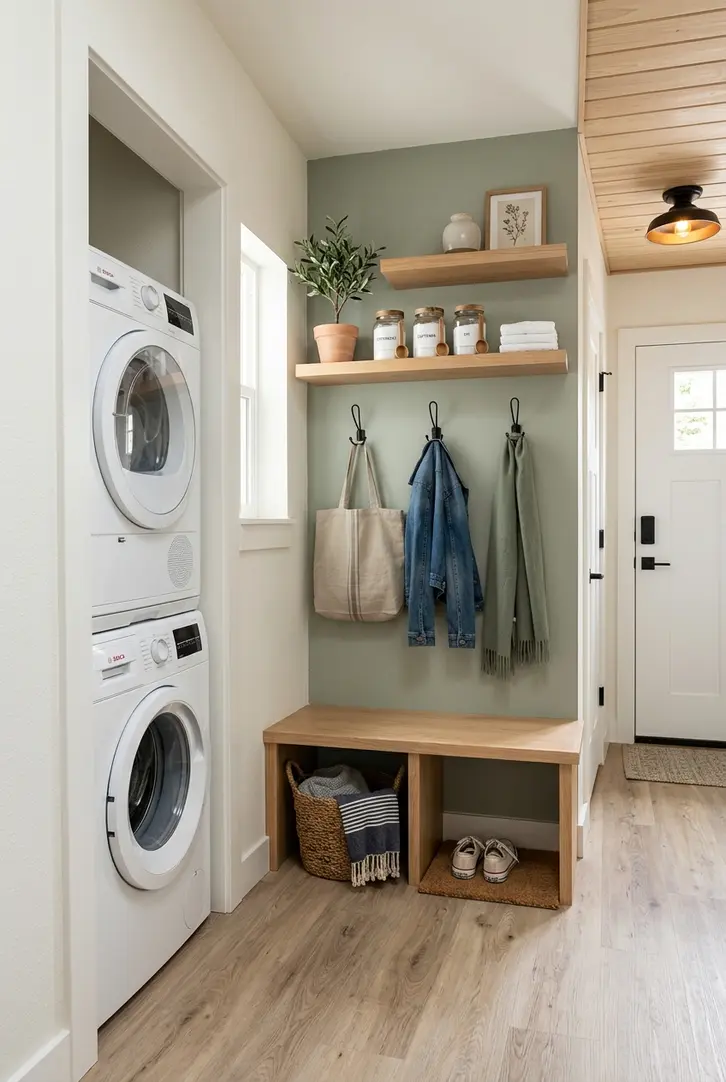 Small Space Laundry Mud Room Designs