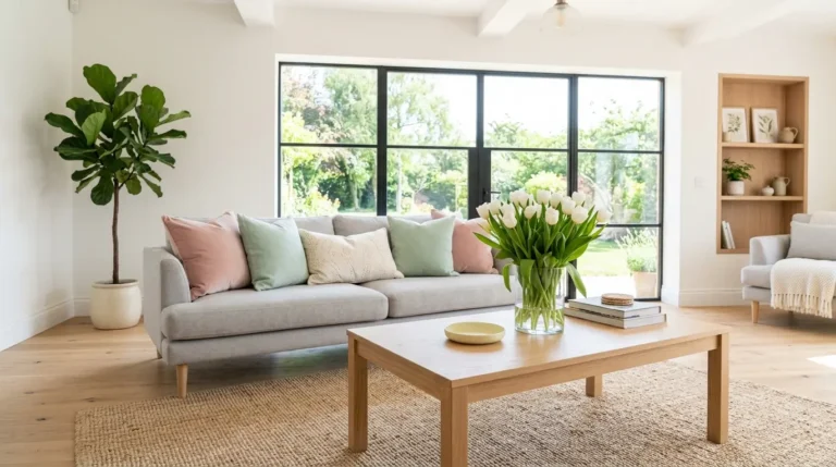 spring home decor ideas, seasonal decorating, fresh interior design, light and airy spaces