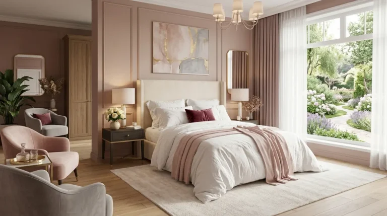 romantic bedroom ideas, cozy bedroom decor, intimate bedroom design, luxurious bedroom styling