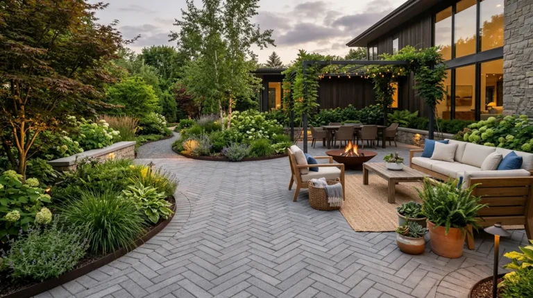 paver patio design ideas, outdoor living space, patio paver patterns, backyard retreat