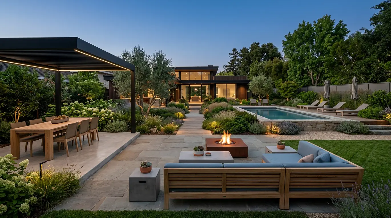 backyard design ideas, outdoor living spaces, patio design, garden renovation