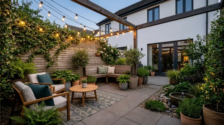 small backyard design ideas, outdoor living spaces, patio landscaping, garden sanctuaries