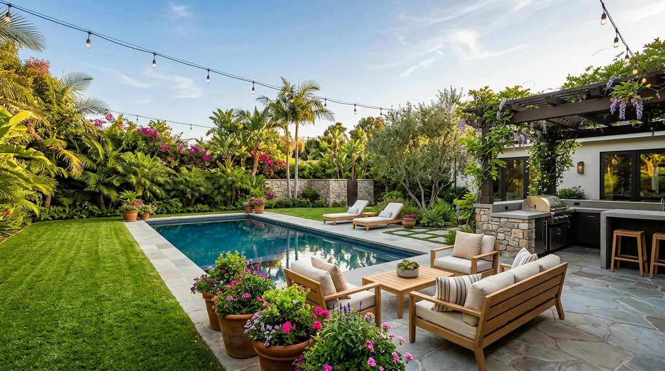 dream backyard ideas, outdoor living space, backyard design inspiration, landscaping tips