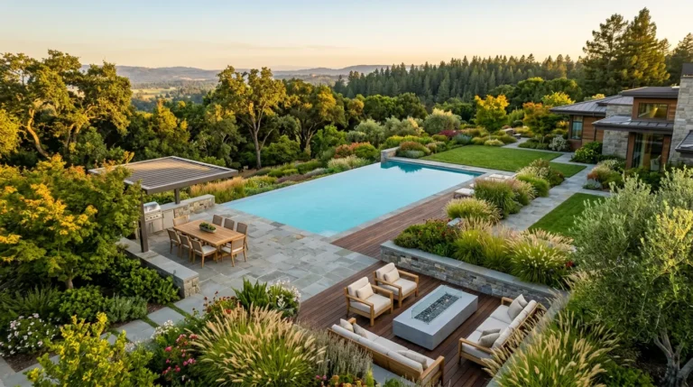 large backyard ideas, spacious outdoor living, expansive garden design, backyard landscaping inspiration