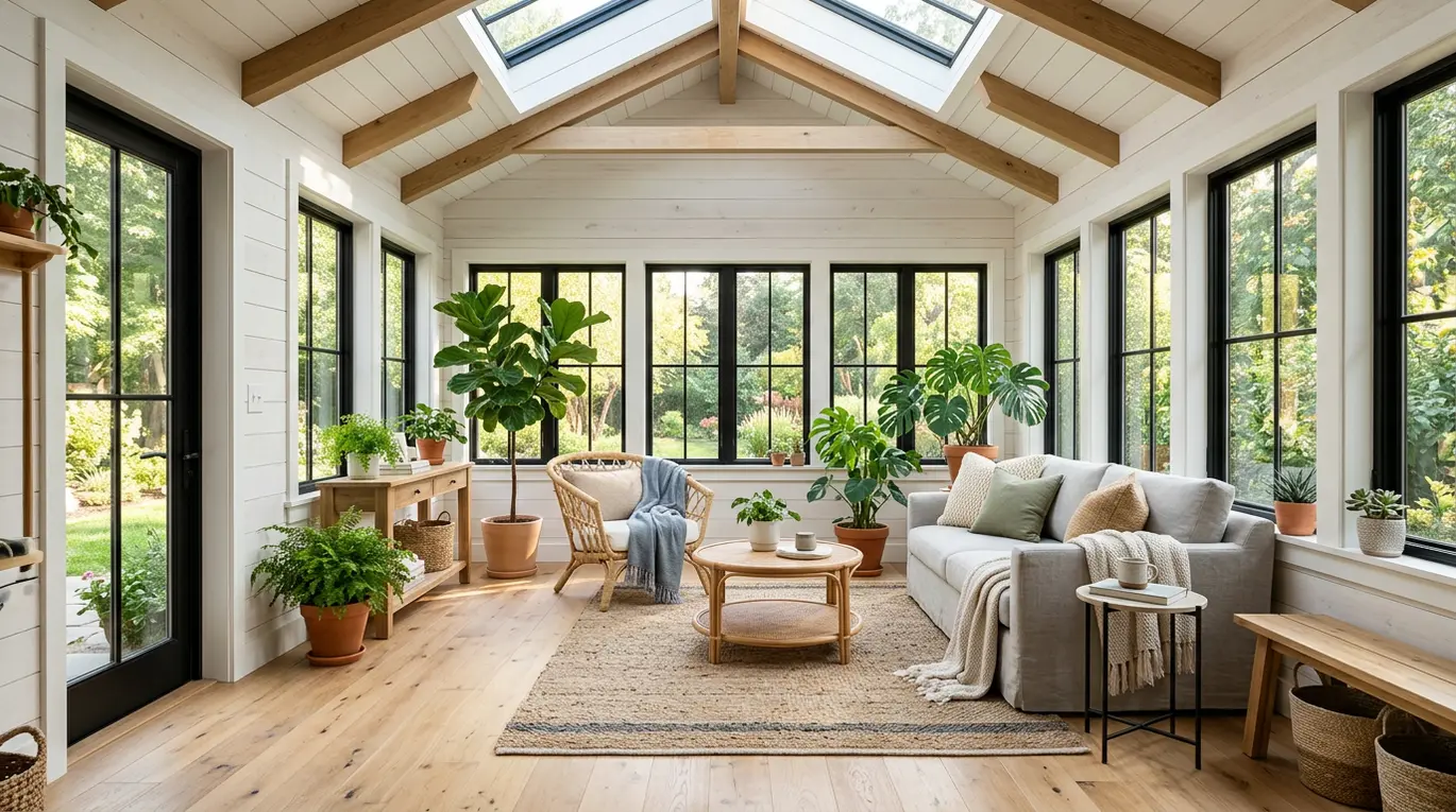 sunroom design ideas, all-season sunroom, sunroom decorating, small sunroom solutions
