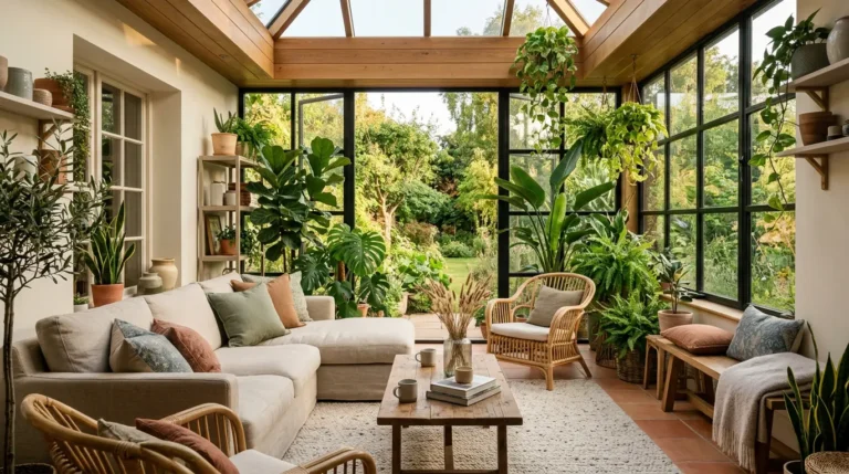 cozy sunroom designs, all-season sunroom, sunroom decorating ideas, enclosed patio ideas