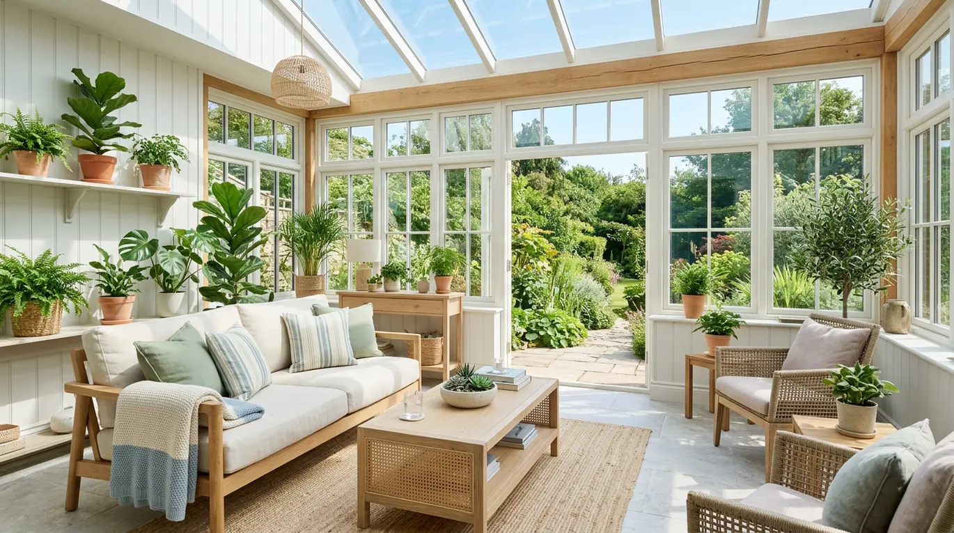sunroom design ideas, cozy sunroom decor, sunroom trends, outdoor living spaces