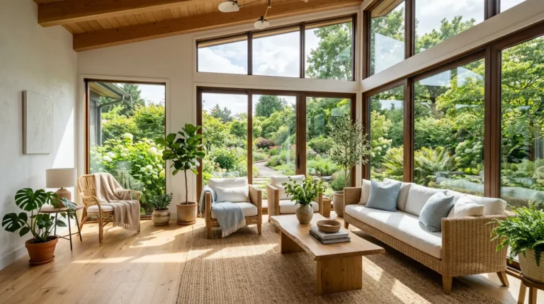 sunroom design inspiration, four season room ideas, enclosed patio decor, bright living spaces