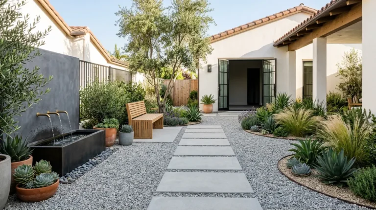 gravel backyard ideas, low maintenance landscaping, outdoor living spaces, xeriscape design