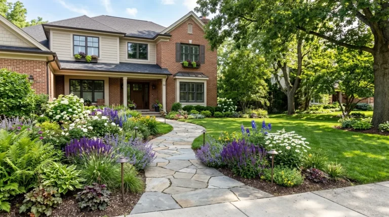 front yard landscaping design layout, curb appeal ideas, garden design, outdoor living space