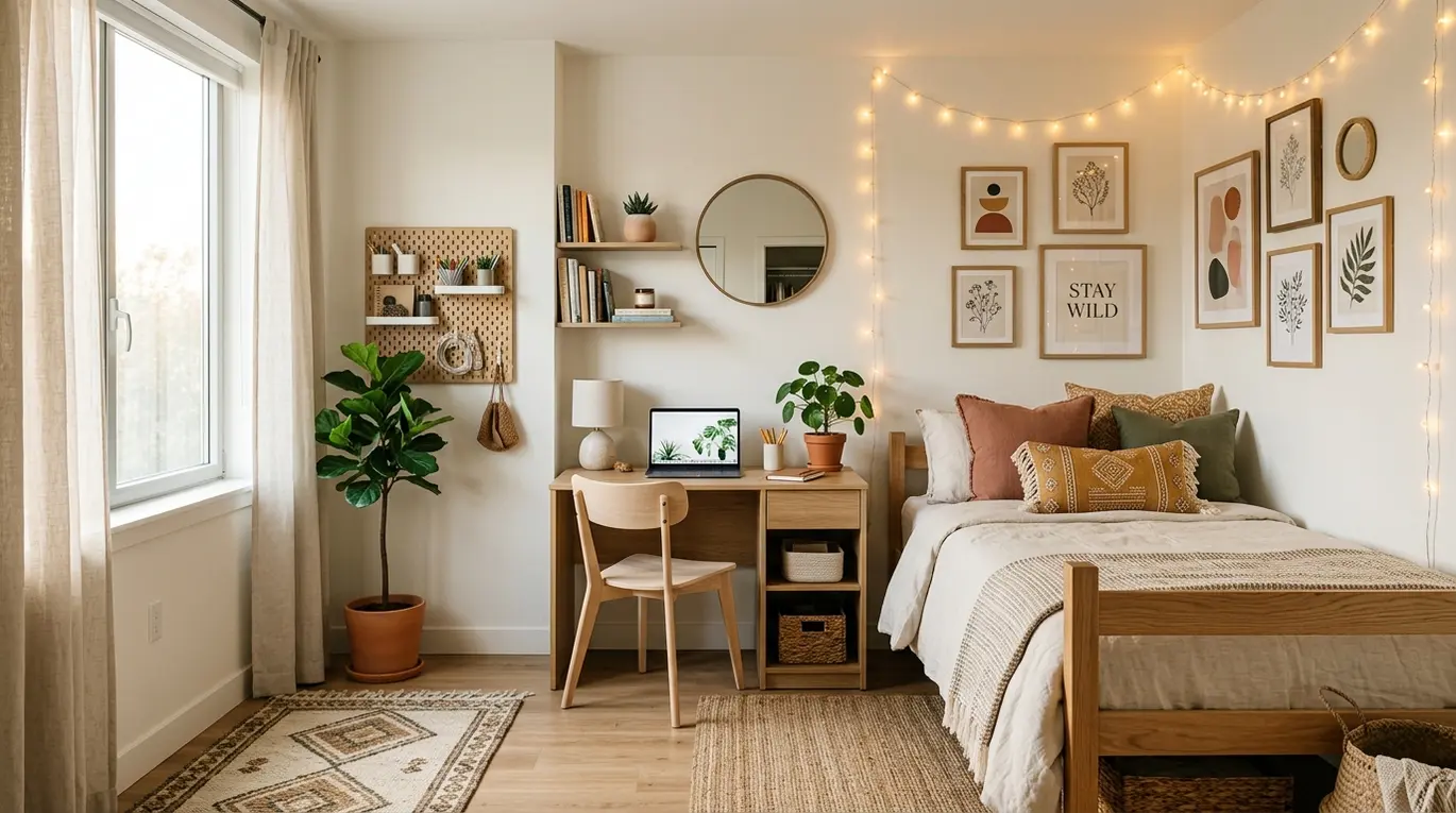 creative dorm room ideas, small space decor, college room essentials, student apartment style