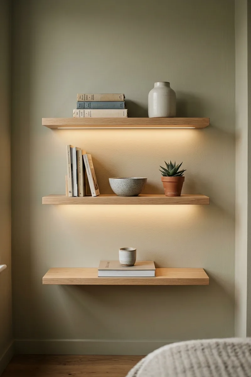 Floating Shelf Accent Glow