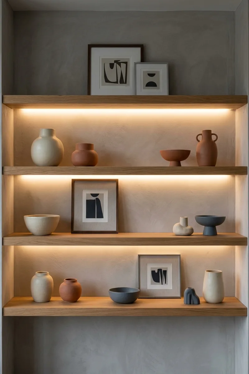 Hidden LED Shelf Lighting