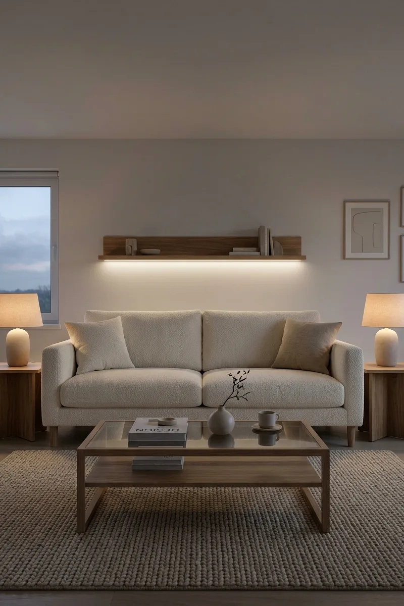 Layered Living Room Glow
