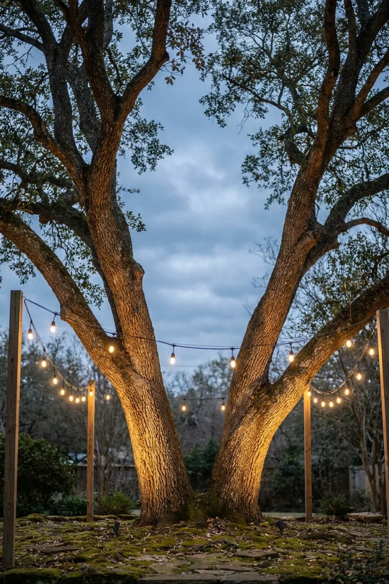 Ambient Lighting Around Trees