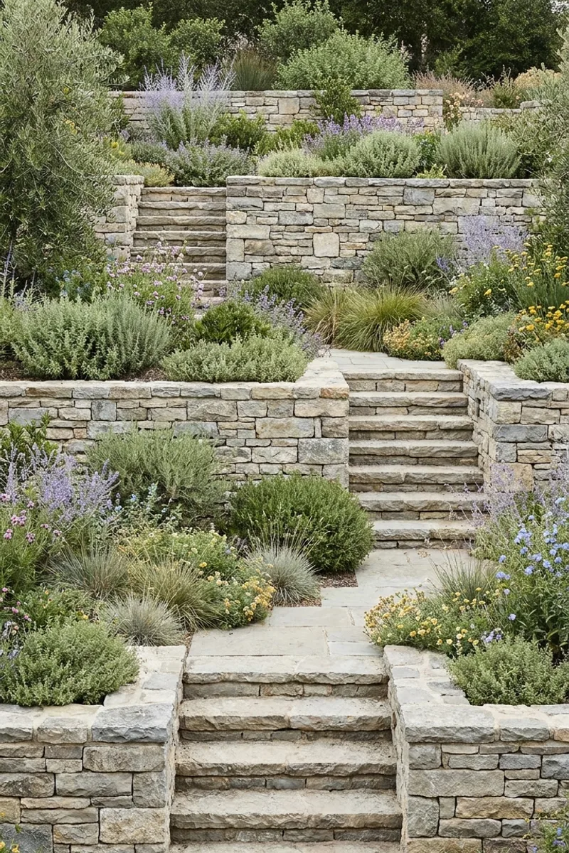 Terraced Landscaping On Sloped Yards