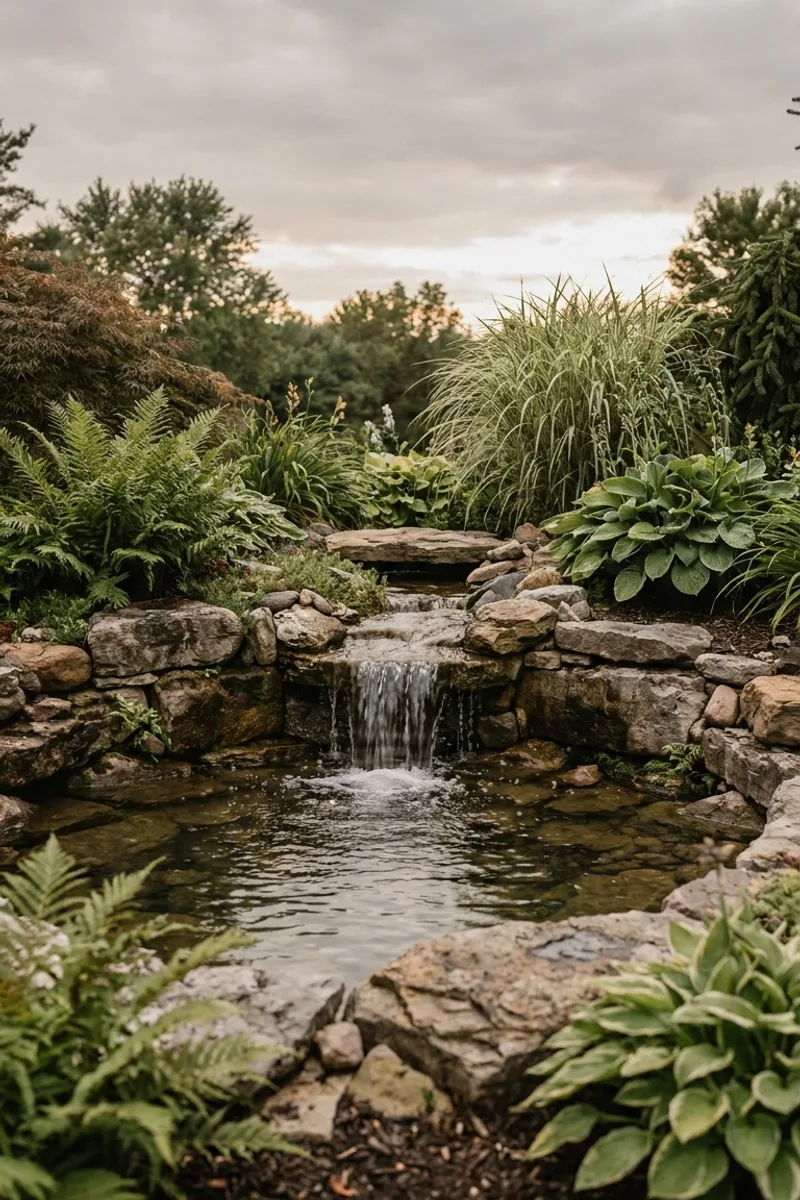 Water Features With Natural Texture