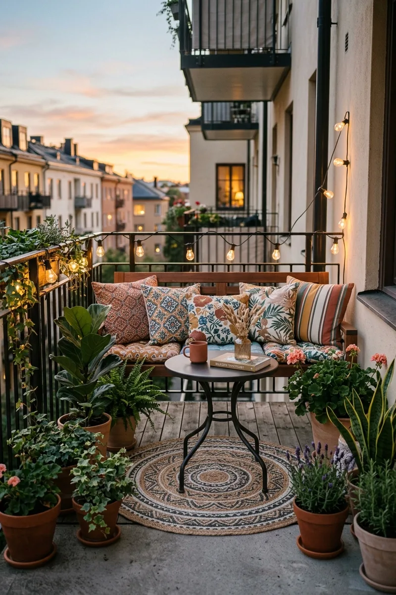 Bright Balcony Escape