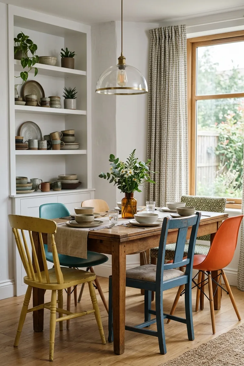 Color Layered Dining Spot