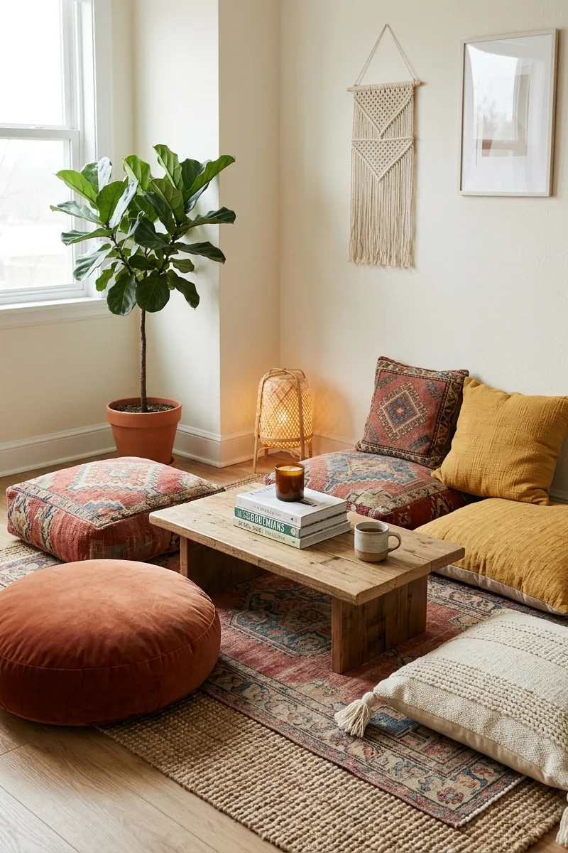 Cozy Floor Cushion Zone