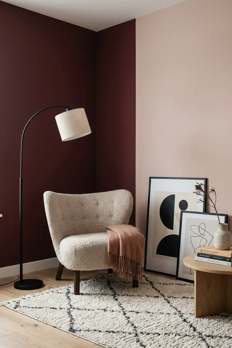 Moody Color Block Corner
