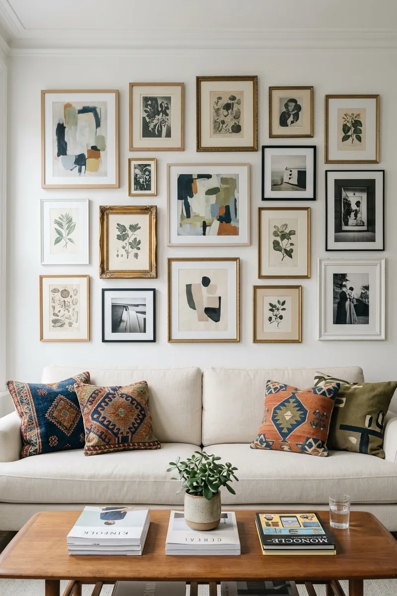 Playful Gallery Wall