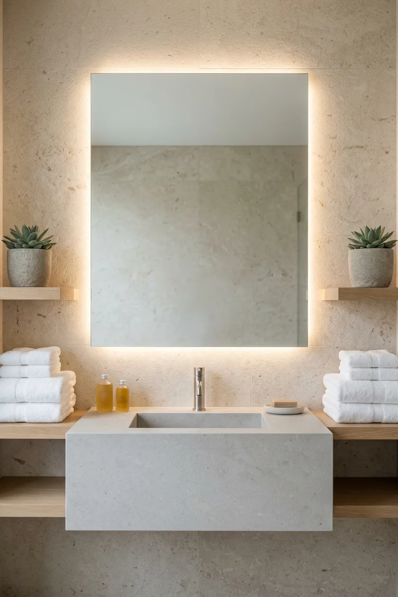 Spa Inspired Vanity Mirror