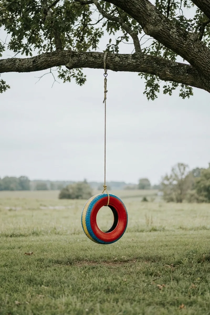 Repurposed Tire Swings