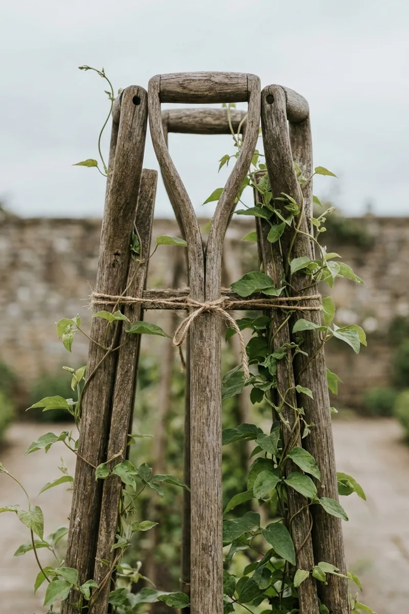 Shovel Handle Trellises